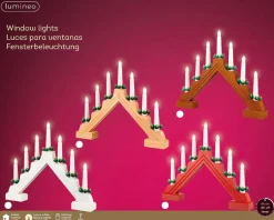 New Lumineo Decoratie Adventkaarsen (7 Led)
