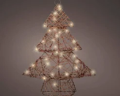 Lumineo Wicker Kerstboom (32 Led)