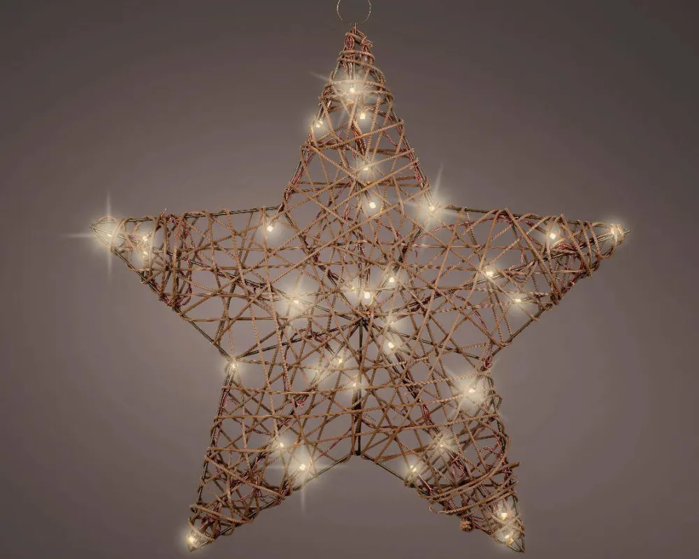 New Lumineo Wicker Ster (32 Led)