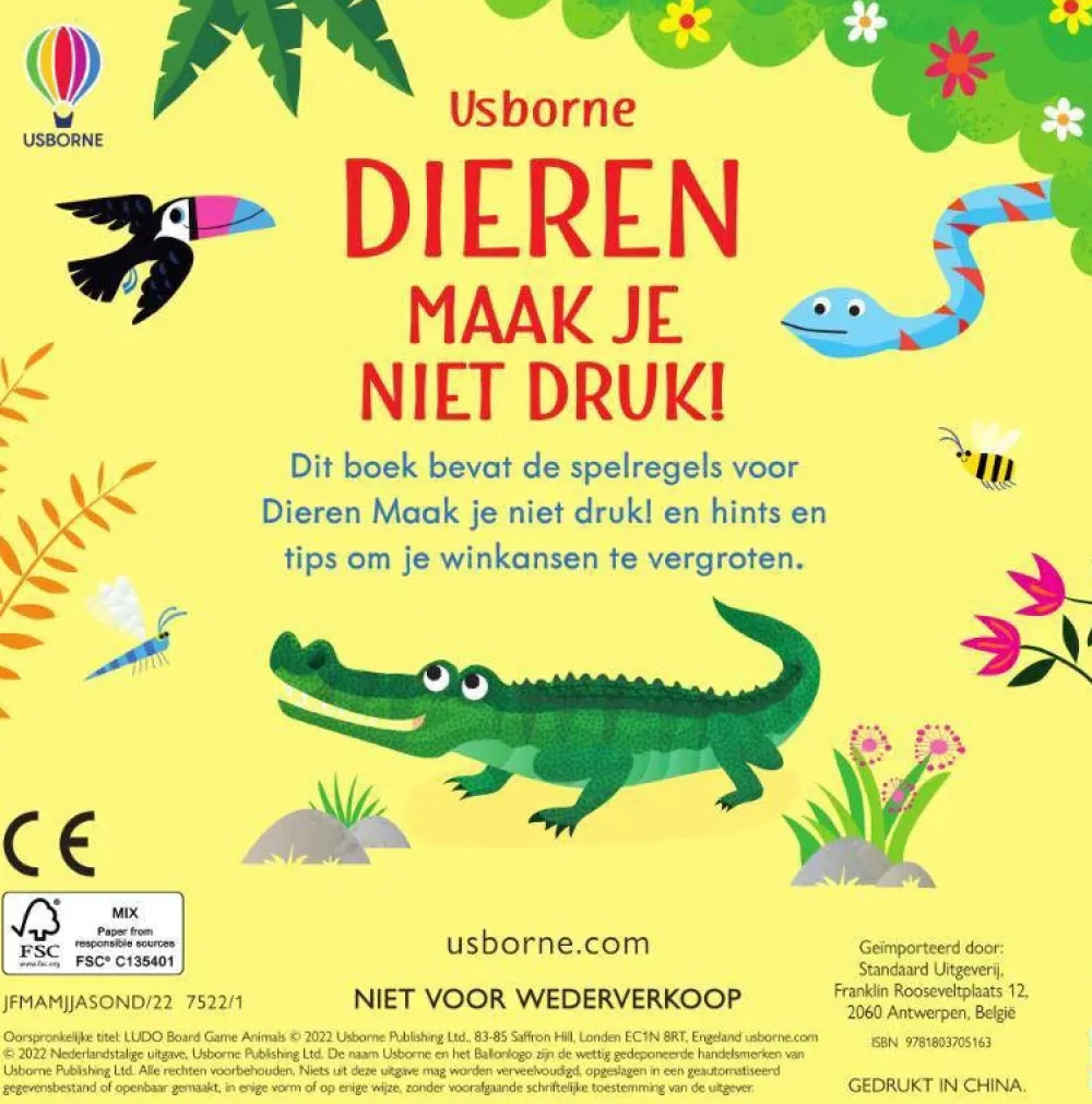 wehkamp Maak Je Niet Druk! Bordspel Dieren