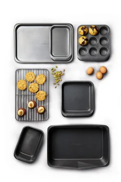 Outlet MasterClass Bakvormset (7-Delig) (Stapelbaar)