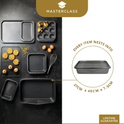 Outlet MasterClass Bakvormset (7-Delig) (Stapelbaar)