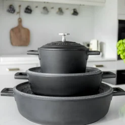 Clearance MasterClass Gietaluminium Braadpan (O16 Cm) (1,4L) (Lichtgewicht)