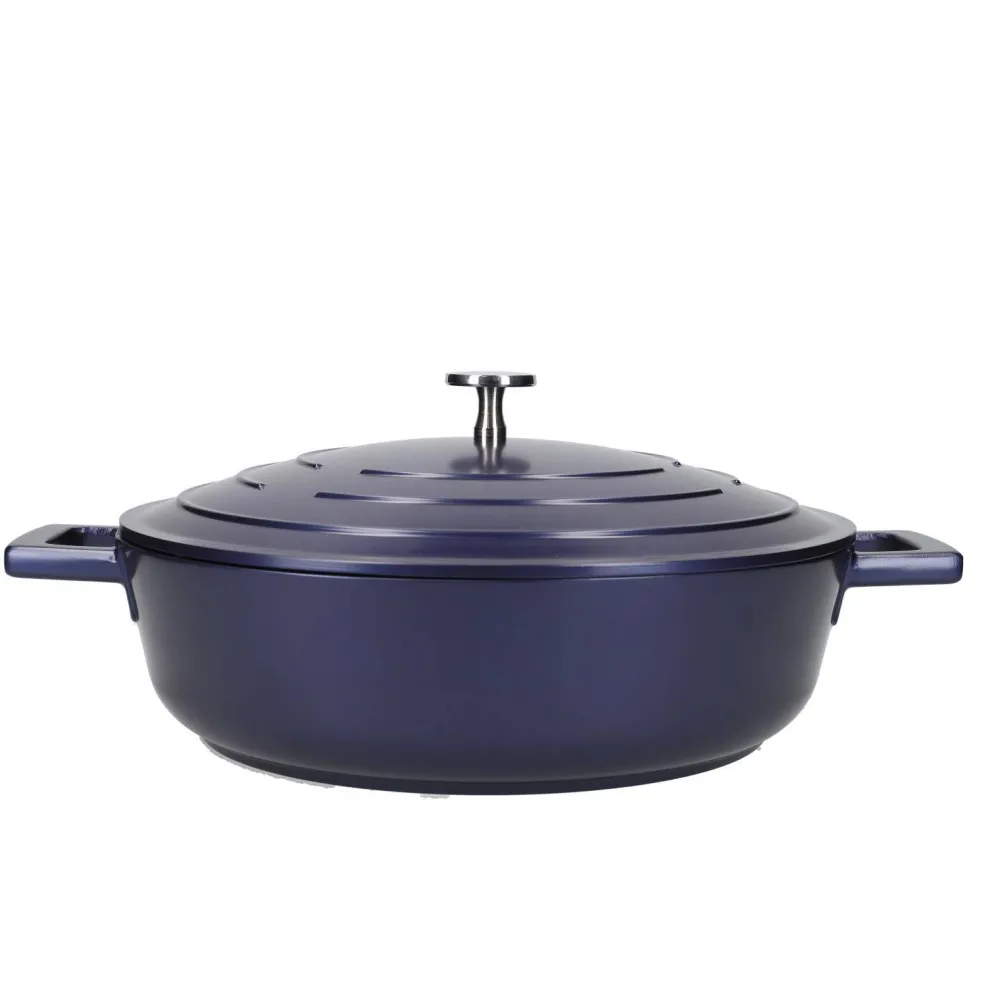 Clearance MasterClass Gietaluminium Braadpan (O28 Cm) (4L) (Lichtgewicht)