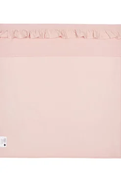 Clearance Meyco Baby Ledikantlaken Ruffle 100X150 Soft Pink