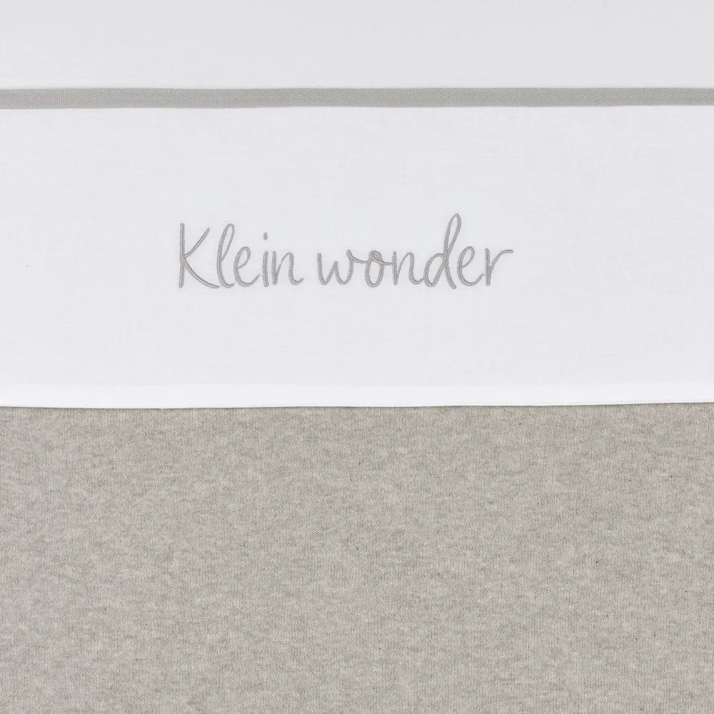 Hot Meyco Baby Wieglaken 'Klein Wonder' Greige