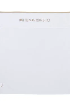 Sale Meyco Baby Wieglaken 'Love You To The Moon & Back' Sand