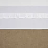 New Meyco Baby Wieglaken Ruffle 75X100 White