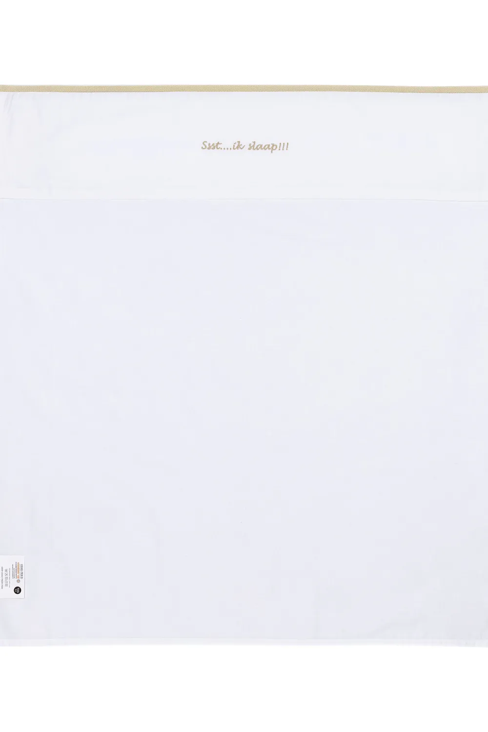 Best Meyco Baby Wieglaken Ssst...Ik Slaap!! 75X100 Sand