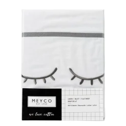 Discount Meyco Sleepy Eyes Wieglaken 75X100 Cm Grijs