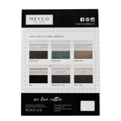 Discount Meyco Sleepy Eyes Wieglaken 75X100 Cm Grijs