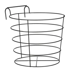 Mica Decorations Callee Mand Muurhanger Zwart - (L23,5Xb26Xh23,5 Cm)