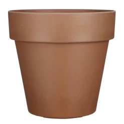 Mica Decorations Orion Bloempot Rond Bruin - (H34Xo36 Cm)