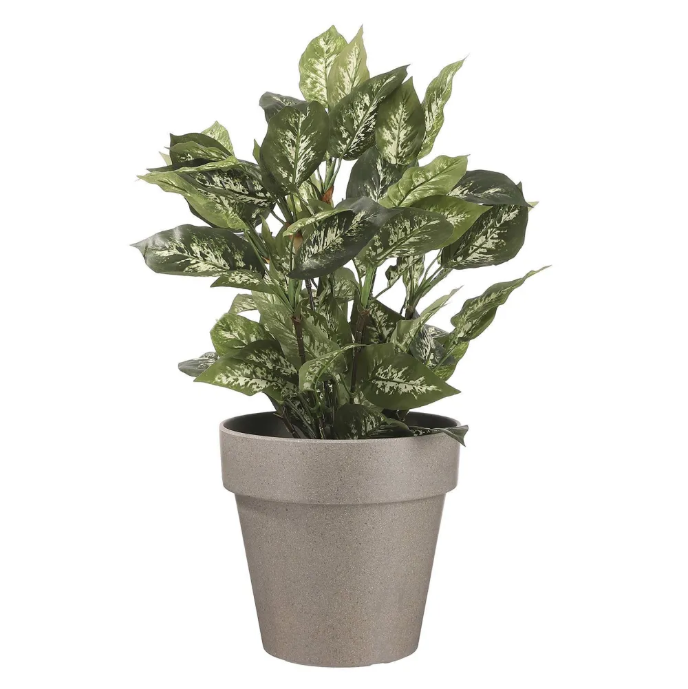 Mica Decorations Orion Bloempot Rond Grijs - (H28,5Xo30 Cm)