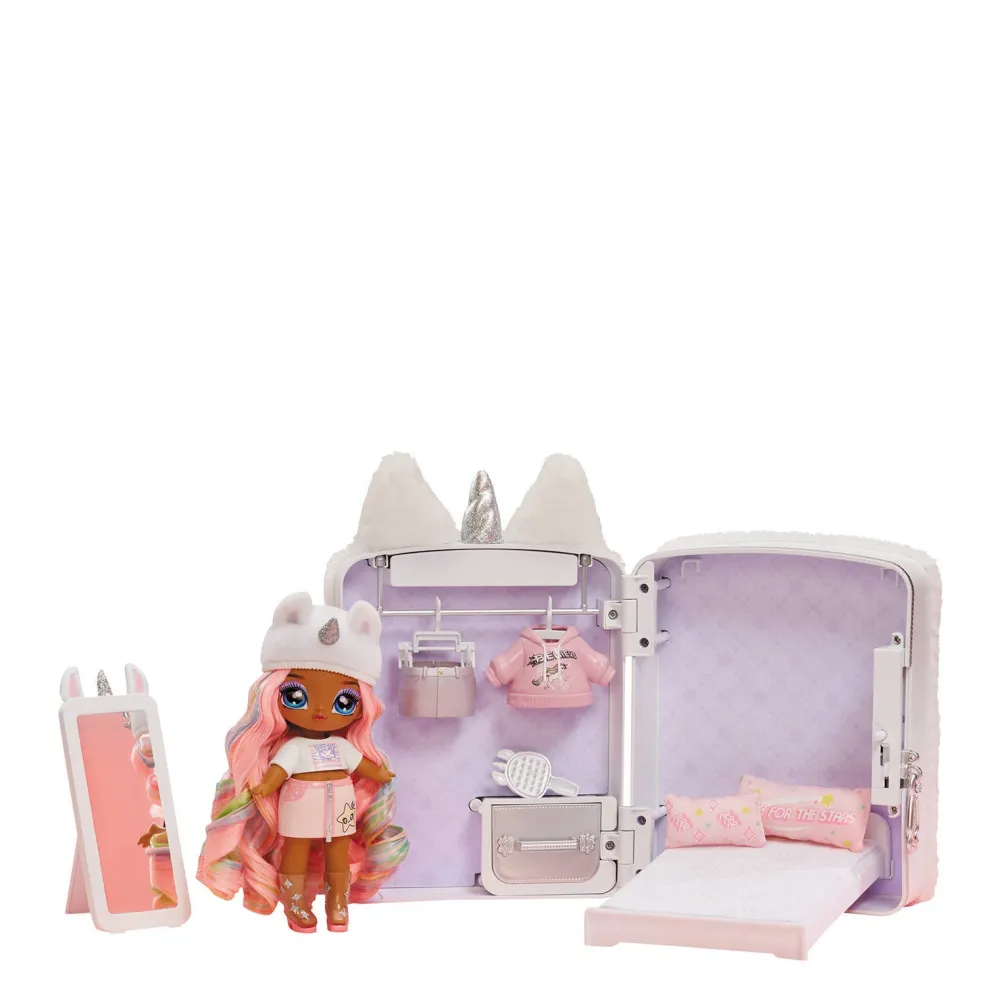Na! Na! Na! Surprise 3-In-1 Speelset Met Rugzak, Slaapkamer En Whitney Sparkles Met Eenhoornthema