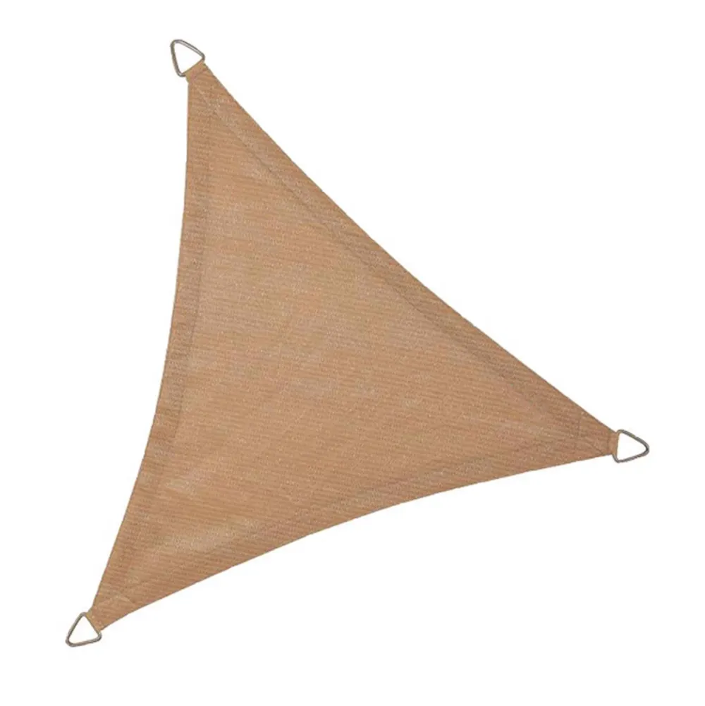 NC Outdoor Schaduwdoek Driehoek Zand 500X500X500 Cm