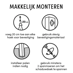 Nesling Coolfit Schaduwdoek Rechthoek (400X300 Cm)