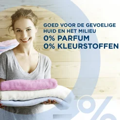 Outlet Neutral Parfumvrij Kleur Waspoeder - 4 X 18 Wasbeurten - Voordeelverpakking - 72 Wasbeurten