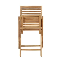 NOUS Garden Teak Bistrostoel Bandung (Set Van 2)