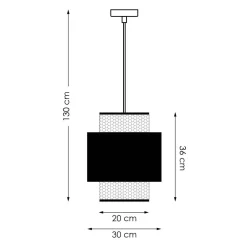 Outlet NOUS Living Hanglamp Damian (O30 Cm)