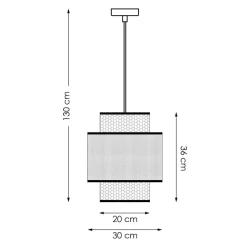 New NOUS Living Hanglamp Damian (O30 Cm)