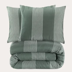 Hot NOUS Living Katoenen Dekbedovertrek Lits-Jumeaux Wide Stripe (240X220 Cm)