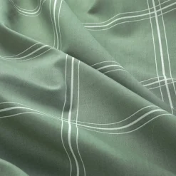 Discount NOUS Living Katoenen Dekbedovertrek 2 Persoons Line Check (200X220 Cm)