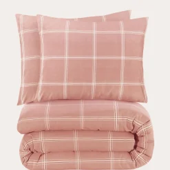 New NOUS Living Katoenen Dekbedovertrek Lits-Jumeaux Line Check (240X220 Cm)