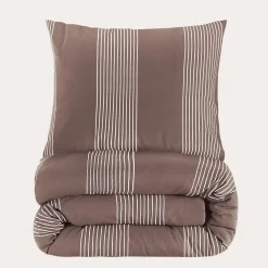 Discount NOUS Living Katoenen Dekbedovertrek 1 Persoons Wide Stripe (140X220 Cm)