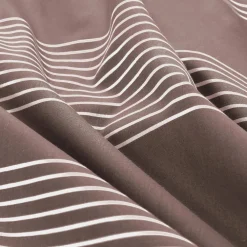 Discount NOUS Living Katoenen Dekbedovertrek 1 Persoons Wide Stripe (140X220 Cm)