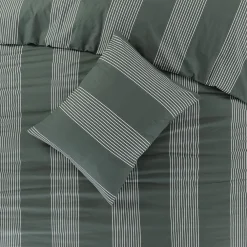 Discount NOUS Living Katoenen Dekbedovertrek 1 Persoons Wide Stripe (140X220 Cm)