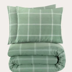 Hot NOUS Living Katoenen Dekbedovertrek Lits-Jumeaux Line Check (240X220 Cm)