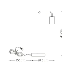 Online NOUS Living Tafellamp Devon (O15 Cm)