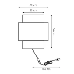 Online NOUS Living Wandlamp Damian (O30 Cm)