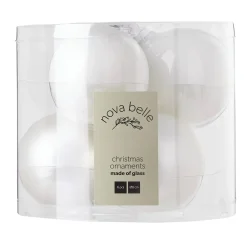 Outlet Nova Belle Kerstbal (Set Van 6) (O8 Cm)