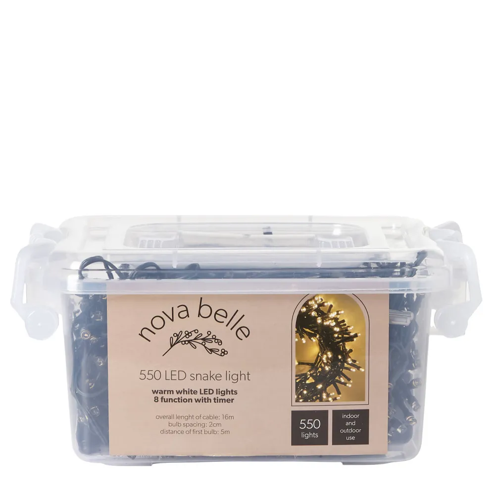 Discount Nova Belle Kerstboomverlichting (1100 Cm) (Stekker Met Timer) (550Led)