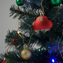 Nova Belle Verlichte Kinderkerstboom Jingle Met Leuke Ornamenten (H90 X O50 Cm)