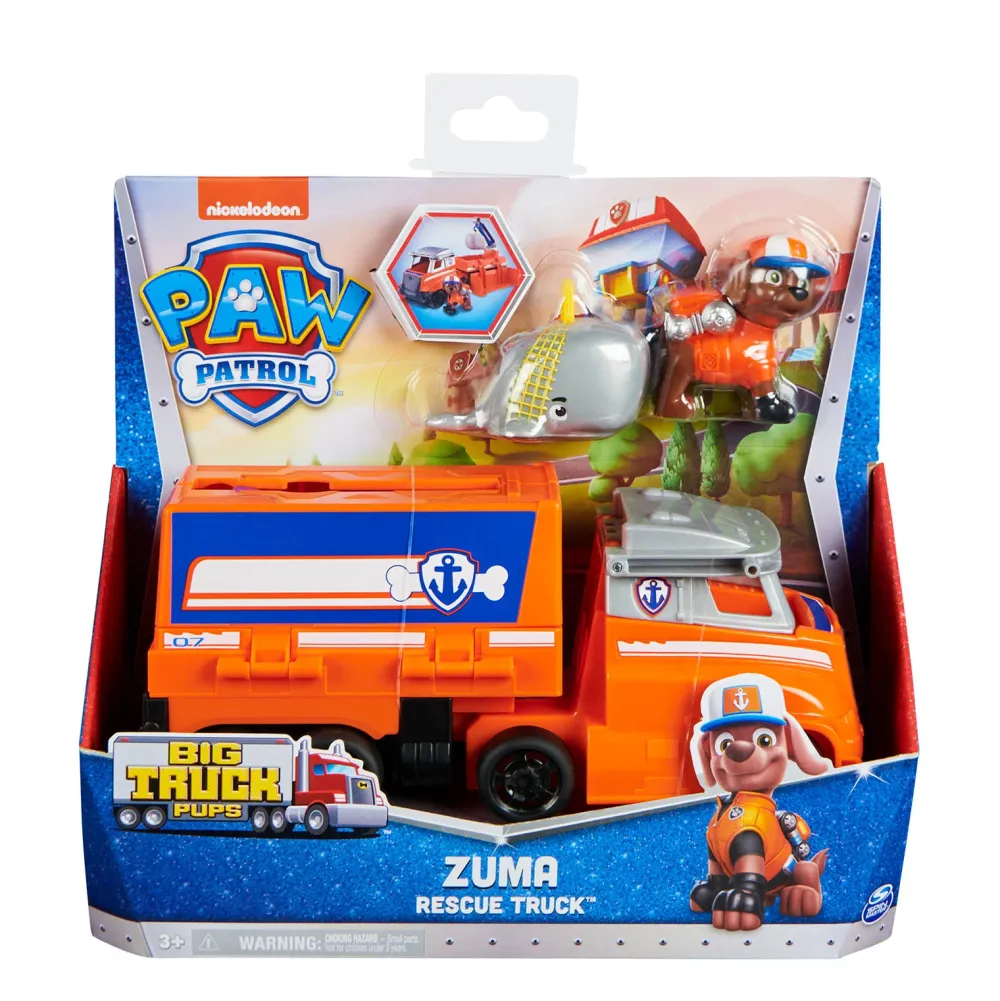 Paw Patrol Big Truck Pups - Deluxe Vehicls - Zuma