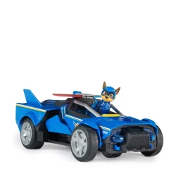 Paw Patrol The Mighty Movie Chase'S Transformerende Raceauto Met Licht En Geluid Met Chase