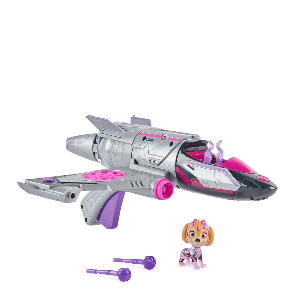 Paw Patrol The Mighty Movie Transformerende Skyes Vliegtuig Met Licht En Geluid