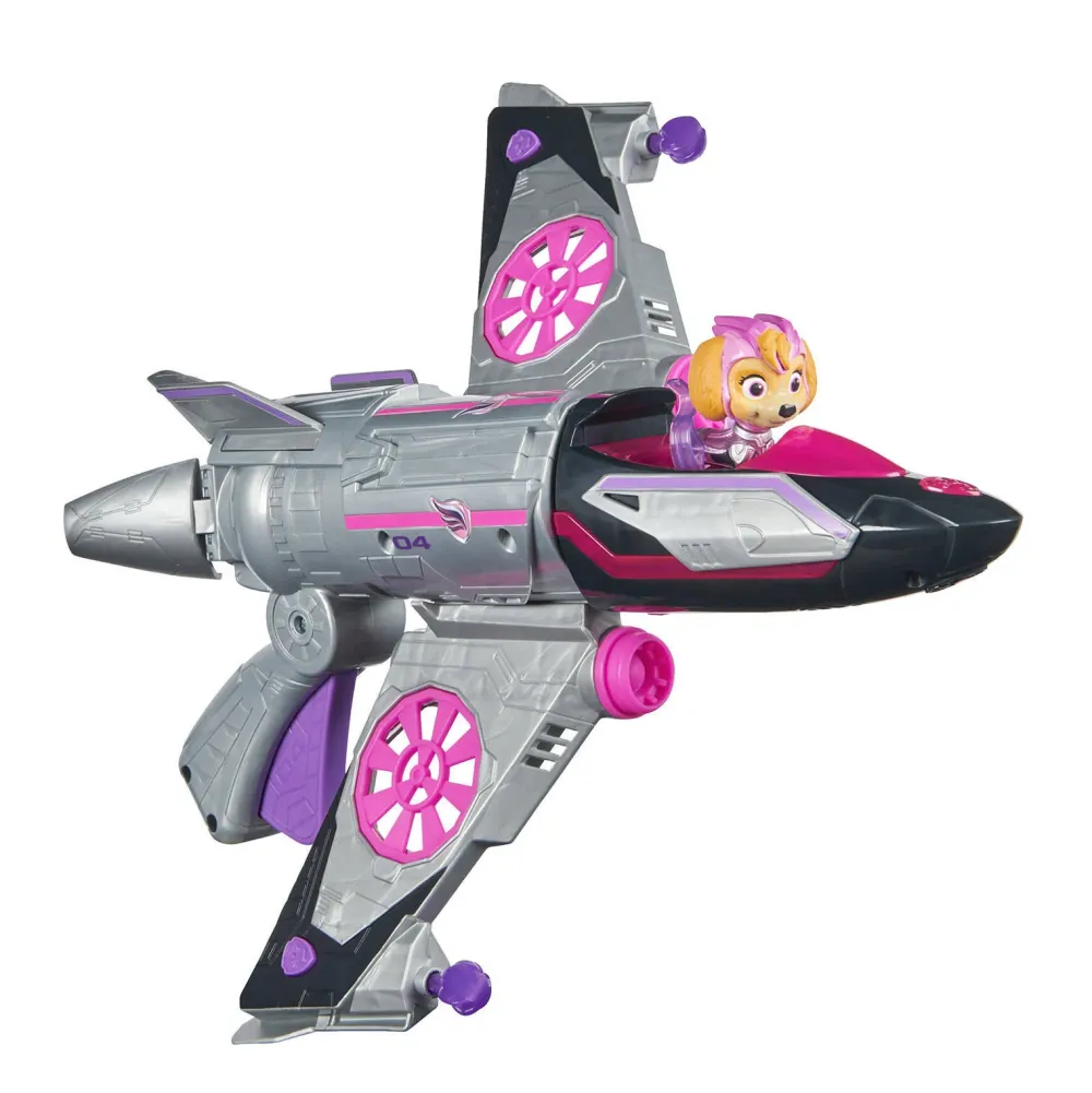 Paw Patrol The Mighty Movie Transformerende Skyes Vliegtuig Met Licht En Geluid