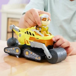 Paw Patrol The Mighty Movie Bulldozer Met Rubble Met Licht En Geluid
