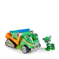 Paw Patrol The Mighty Movie Vuilniswagen Met Rocky Actiefiguur Licht En Geluid