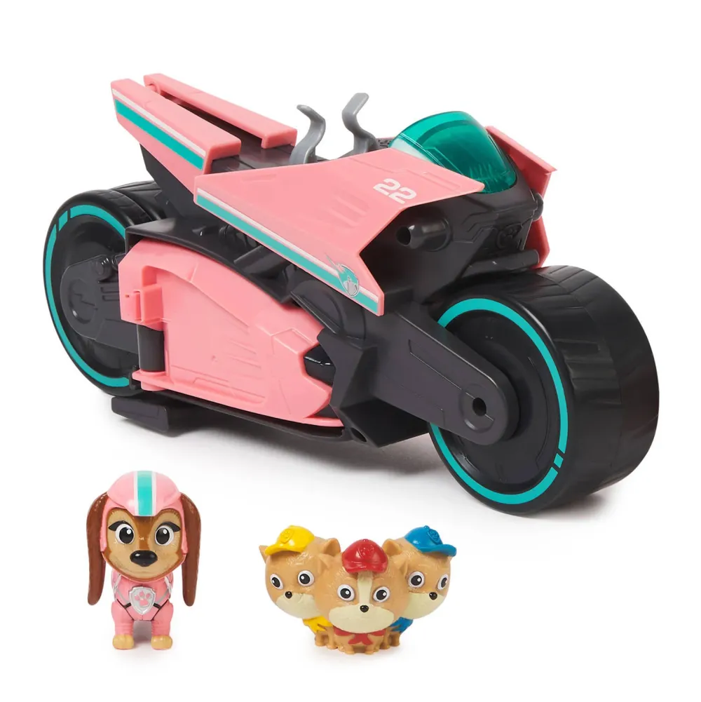 Paw Patrol The Mighty Movie Motorfiets Speelgoedvoertuig Met Speelfiguren