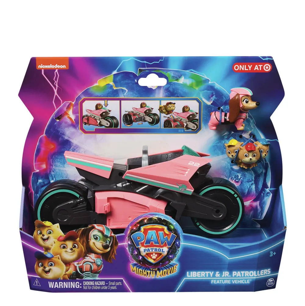 Paw Patrol The Mighty Movie Motorfiets Speelgoedvoertuig Met Speelfiguren