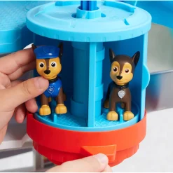 Paw Patrol Uitkijktoren Met Voertuigwerper 2 Chase-Actiefiguren De Politieauto Van Chase En Accessoires