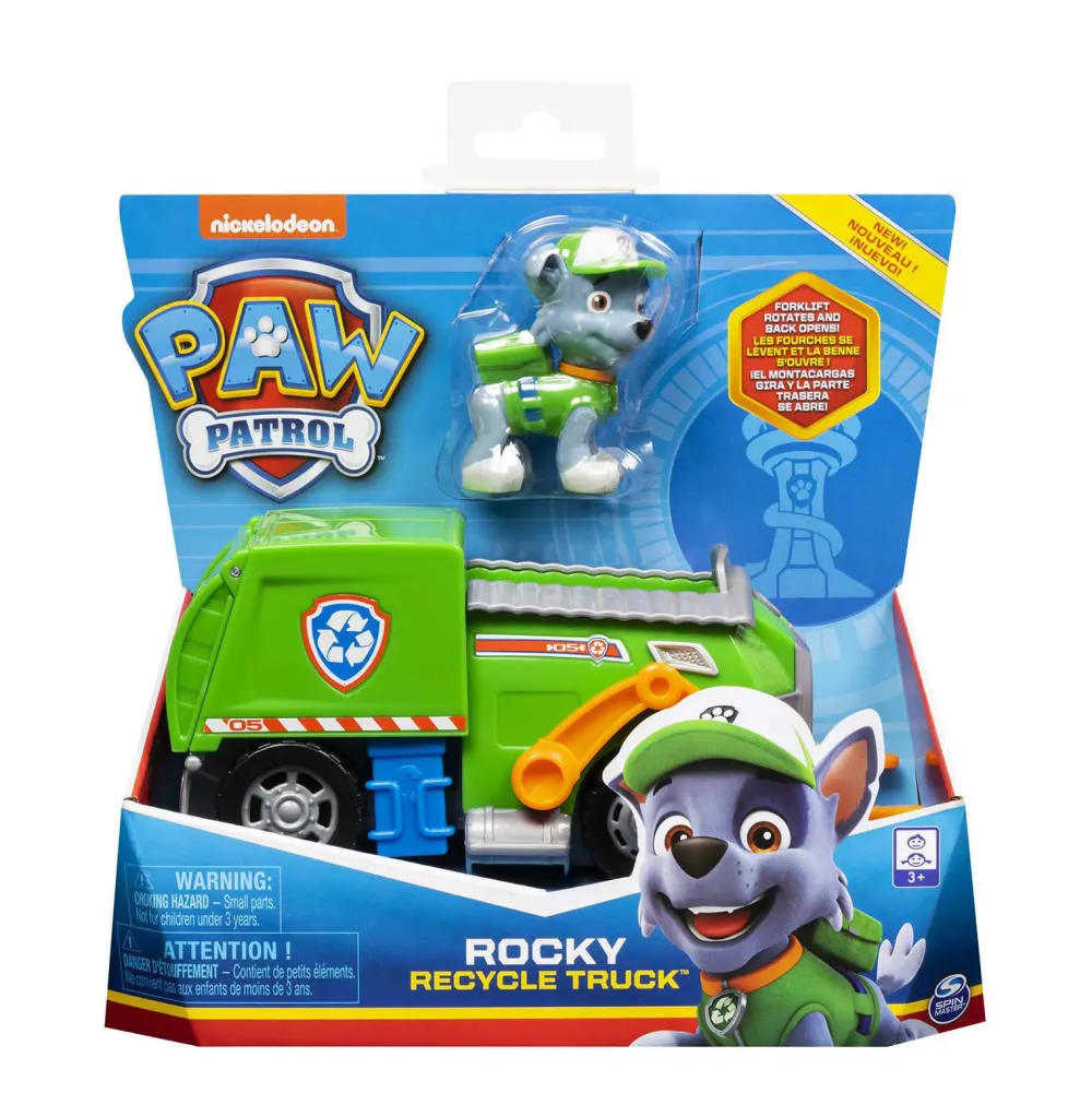 Paw Patrol Voertuig Met Pup Rocky