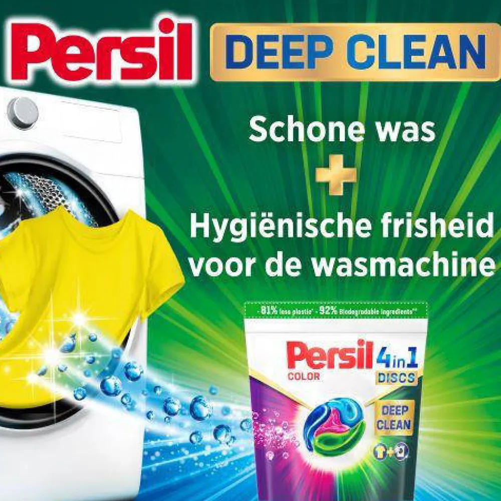 Discount Persil Discs Color Doy - Wascapsules - Voordeelverpakking - 5 X 24 Wasbeurten - 120 Wasbeurten