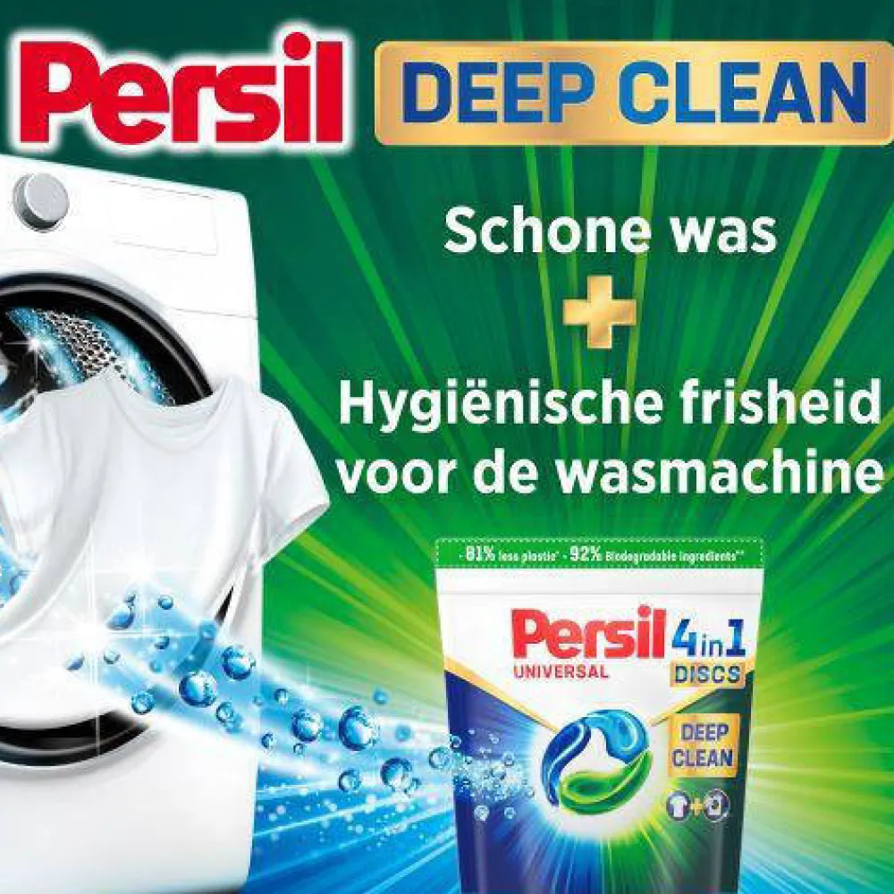 Hot Persil Discs Universal Doy - Wascapsules - Voordeelverpakking - 5 X 24 Wasbeurten - 120 Wasbeurten