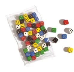 Philos Houten Dobbelstenen 16Mm 50 Stuks Houten Dobbelstenen 50 Stuks